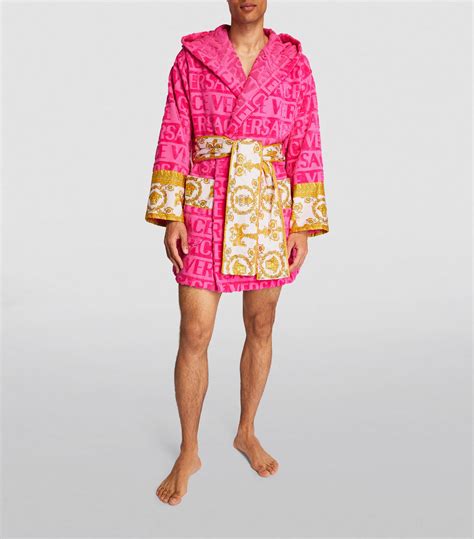 Versace robe with hood